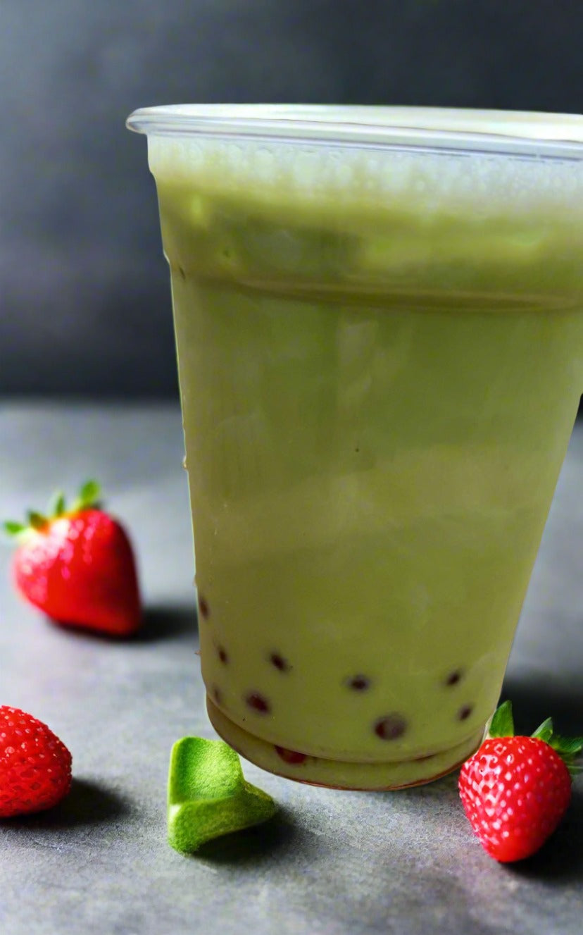 Strawberry Boba Matcha